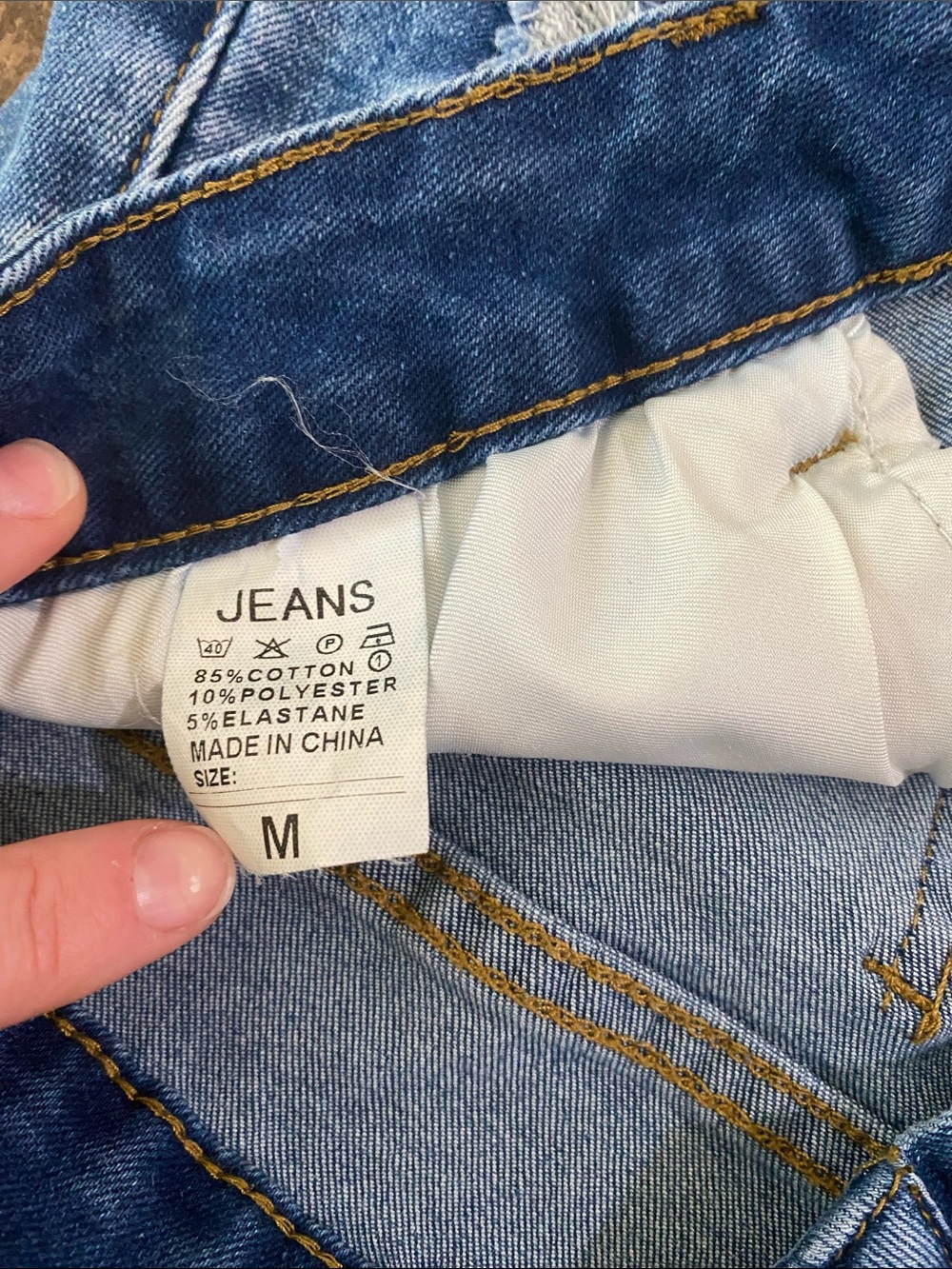 Mid Rise Button-Fly Denim Shorts - Picture 5 of 10